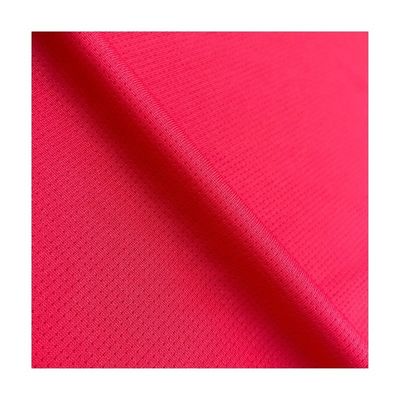 Sportswear Dry Fit Polyester Mesh Fabric Moisture Wicking With Eyelet Design