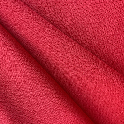 Sportswear Dry Fit Polyester Mesh Fabric Moisture Wicking With Eyelet Design