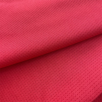 Sportswear Dry Fit Polyester Mesh Fabric Moisture Wicking With Eyelet Design