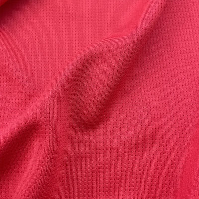 Sportswear Dry Fit Polyester Mesh Fabric Moisture Wicking With Eyelet Design