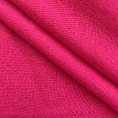 Yarn Dyed Woven Polyester Single Jersey Knitted Fabric 4 Way Stretch 80-90gsm