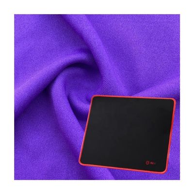 100% Polyester Single Jersey 4 Way Stretch Polyester Lining Fabric 75D For Mouse Pad