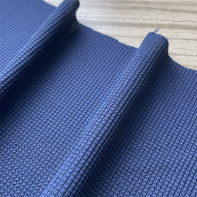 100% Polyester Waffle Weft Knitted Jersey Fabric Suppliers for Casual Sportswear