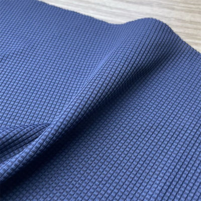 100% Polyester Waffle Weft Knitted Jersey Fabric Suppliers for Casual Sportswear
