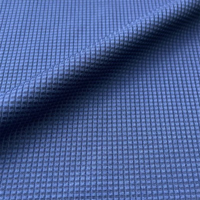 100% Polyester Waffle Weft Knitted Jersey Fabric Suppliers for Casual Sportswear