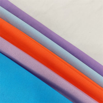 Light weight Plain dyed jersey 100% polyester knitted fabric 100 polyester knit fabric