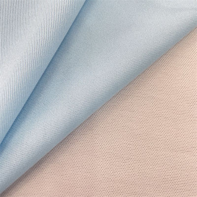 Waterproof 100% polyester knitted elastic sportswear tricot single jersey polyester fabric