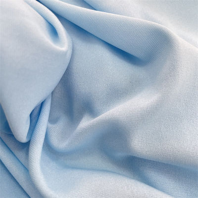 Waterproof 100% polyester knitted elastic sportswear tricot single jersey polyester fabric