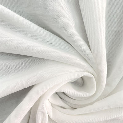 100%polyester knitted 4 way stretch unbleached grey fabric