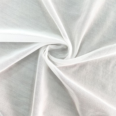 100%polyester knitted 4 way stretch unbleached grey fabric