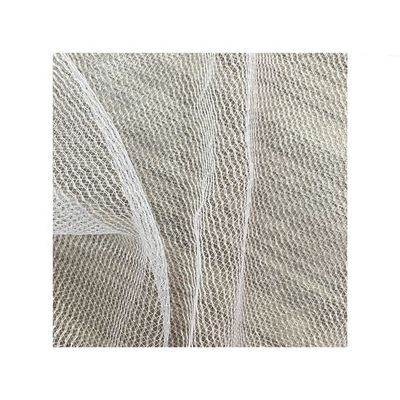 Micro Polyester Mesh Fabric Hard Tulle Net Abrasion Resistant For Lining Knitted