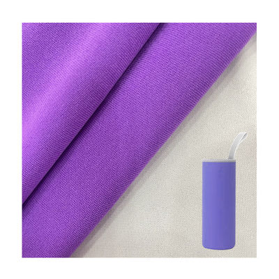 75D Stock Lot Anti Slip Jersey Fabric 100% Polyester For Glass Bottle Cover