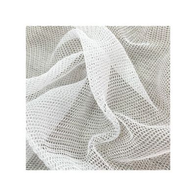 Jersey Polyester Tulle Mesh Fabric Mosquito Net Grey Width 142-155cm
