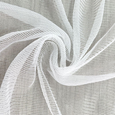 Jersey Polyester Tulle Mesh Fabric Mosquito Net Grey Width 142-155cm