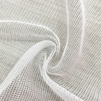 Jersey Polyester Tulle Mesh Fabric Mosquito Net Grey Width 142-155cm