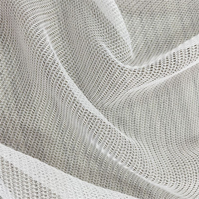 Shoe Polyester Mesh Fabric Knitted Woven 142-155cm Width Grey In Khaki