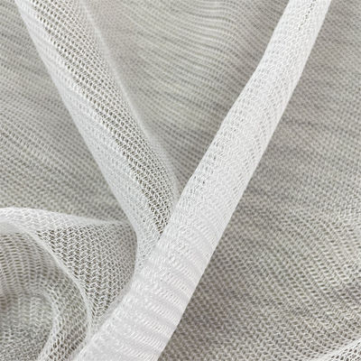 Shoe Polyester Mesh Fabric Knitted Woven 142-155cm Width Grey In Khaki