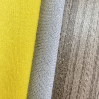 100% Polyester Tricot Knitted Loop Velvet Fabric Customized For Lining