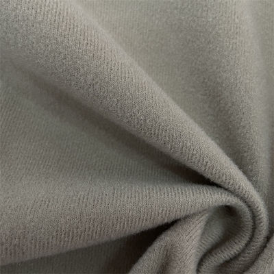 100% Polyester Tricot Knitted Loop Velvet Fabric Customized For Lining
