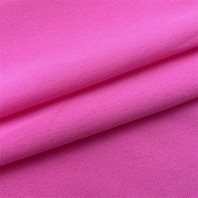 Single Jersey Elastic Tricot Polyester Knitted Fabric With Soft Hand Feeling