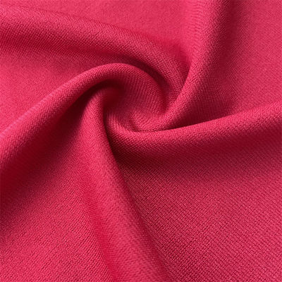 Single Jersey Elastic Tricot Polyester Knitted Fabric With Soft Hand Feeling
