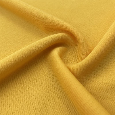 Single Jersey Elastic Tricot Polyester Knitted Fabric With Soft Hand Feeling