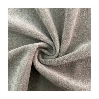 Twill Tricot 100 Polyester Toy Velvet Plush Fabric For Coat And Jacket