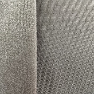 Twill Tricot 100 Polyester Toy Velvet Plush Fabric For Coat And Jacket
