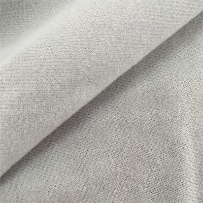 Polyester Tricot Loop Velvet Fabric Brushed Lining With 105-180gsm Weight