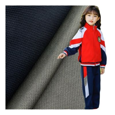 Woven Pique Knitted Fabric 200gsm For Breathable School Uniform Garments