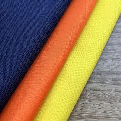 Dyed Polyester Knitted Waffle Texture Fabric Breathable 130-200gsm For Pants