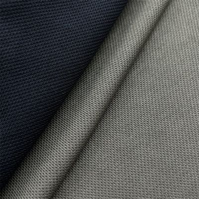 Dyed Polyester Knitted Waffle Texture Fabric Breathable 130-200gsm For Pants