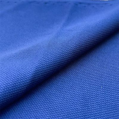 Dyed Polyester Knitted Waffle Texture Fabric Breathable 130-200gsm For Pants