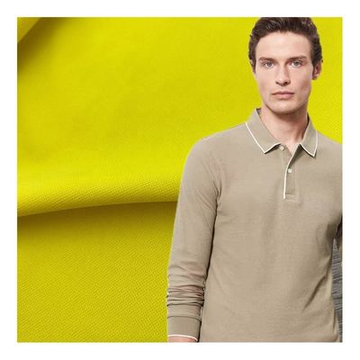 TWILL Style Polyester Double Knit Jersey Fabric For Polo Shirt