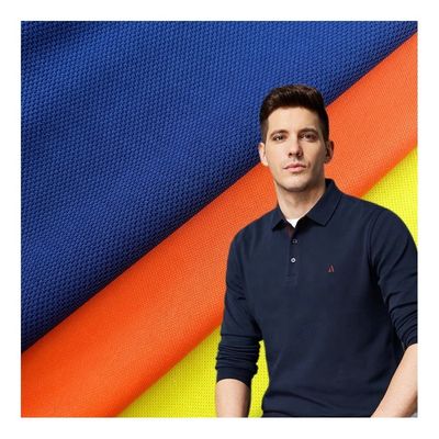 Pique Fabric 100% Polyester for Sportswear Swimwear Dress Trousers T-Shirt Customized