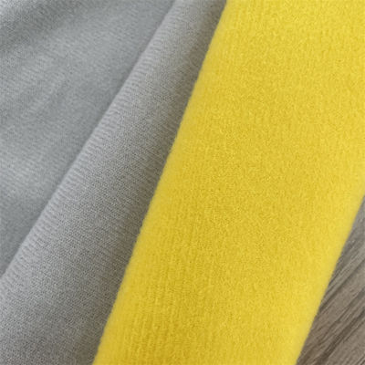 100% Polyester Soft Knitted Velvet Fabric Customized With Plain Dyed Pattern