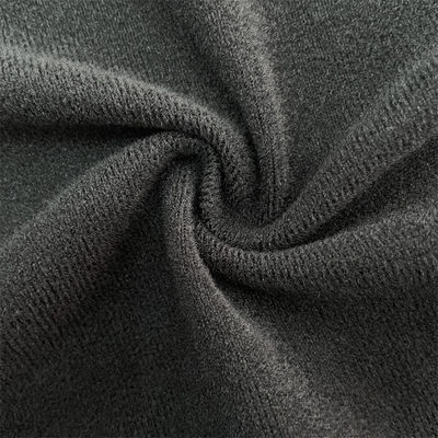 100% Polyester Soft Knitted Velvet Fabric Customized With Plain Dyed Pattern