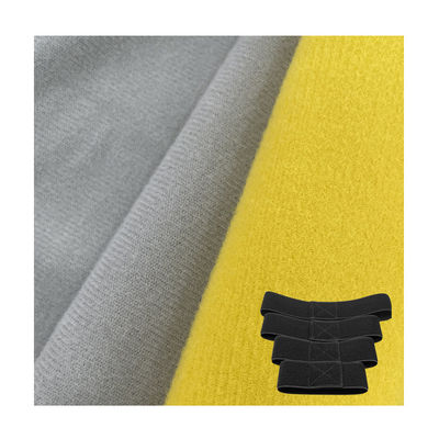 100% Polyester Stretch Velvet Fabric Plain Knitted Anti Pull Customized