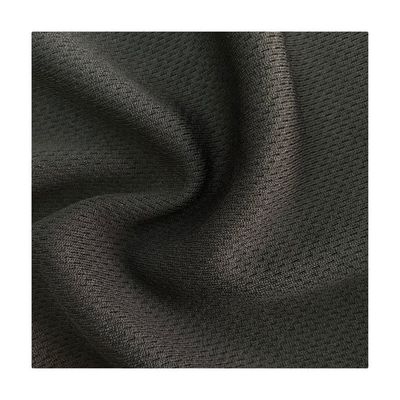 150cm-180cm Width 75D Polyester Birds Eye Mesh Jersey Fabric for Performance Apparel