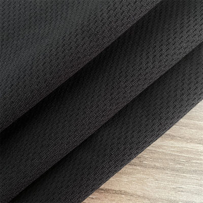 150cm-180cm Width 75D Polyester Birds Eye Mesh Jersey Fabric for Performance Apparel