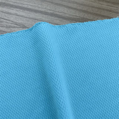 100% Polyester Bird Eye Mesh Jersey Sports Fabric with Moisture Wicking in TWILL Style