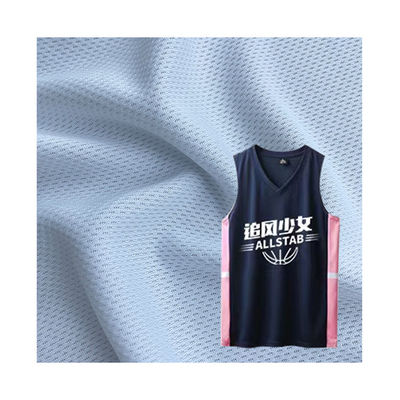Soft Comfortable 100% Polyester Keft Knit Bird Eye Fabric for Dry Fast Sport Uniform