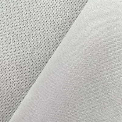75D Yarn Count Knit Mesh Fabric 100% Polyester Bird Eye Mesh for Sportswear