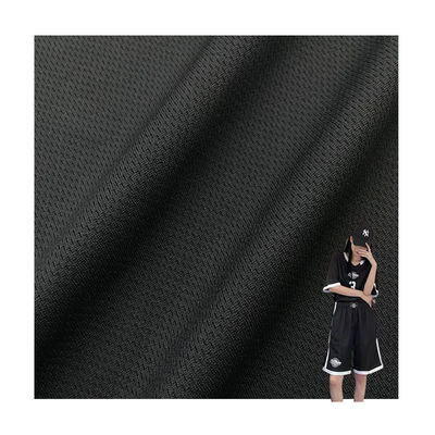 Soft 100% Polyester Bird Eye Mesh Fabric Dry Fit For Athletic Apparel