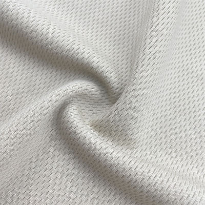 Soft 100% Polyester Bird Eye Mesh Fabric Dry Fit For Athletic Apparel