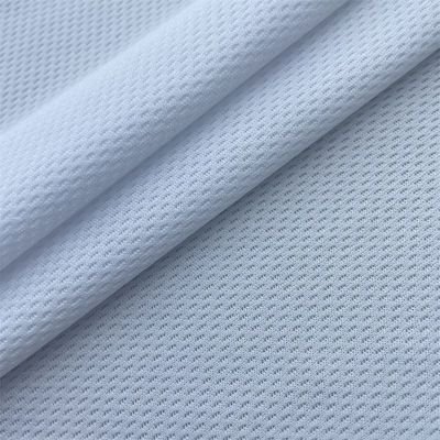 Soft 100% Polyester Bird Eye Mesh Fabric Dry Fit For Athletic Apparel