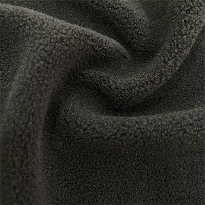 200gsm 4 Way Stretch Polar Fleece Knit Fabric For Clothes Water Proof 100% Polyester