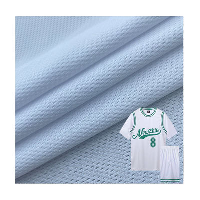 Jersey Eyelet Bird Eye Fabric 100% Polyester Tricot Knitted Breathable 75D