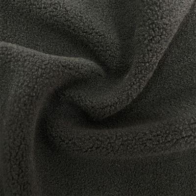 100% Polyester Knitted Double Side Brush One Side Anti Pilling Wool Fleece Fabric Polar