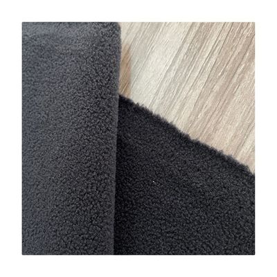 Soft Knit Knitted Anti Pilling Polyester Polar Fleece Fabric with Custom Solid Colors